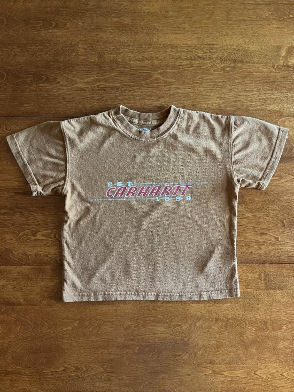Carhartt vintage tan graphic tee XS 4/5
